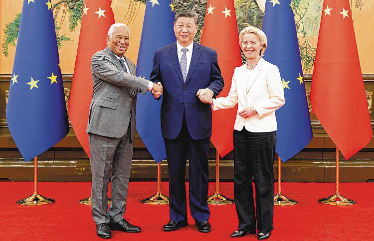 Xi Says China, EU Must Deepen Trust, But Bloc's Chief Calls for 'Real Solutions'