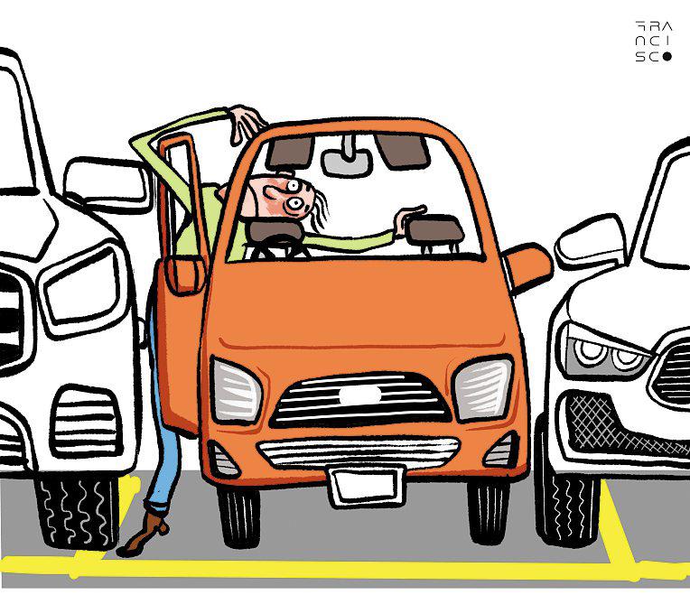 Navigating Tight Carparks in Bigger and Bigger Cars