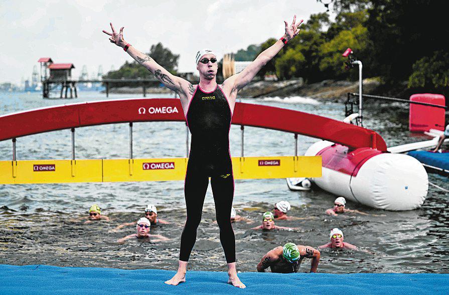 Relax' mantra rejuvenates four-gold swimmer