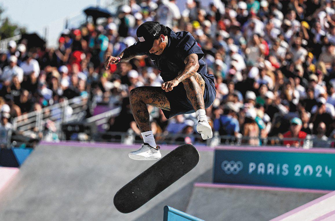 Skateboarder Huston Eyes Elusive Gold at Home Olympics