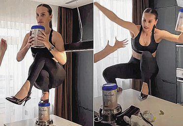 Russian mum influencer breaks back trying Nicki Minaj stiletto challenge