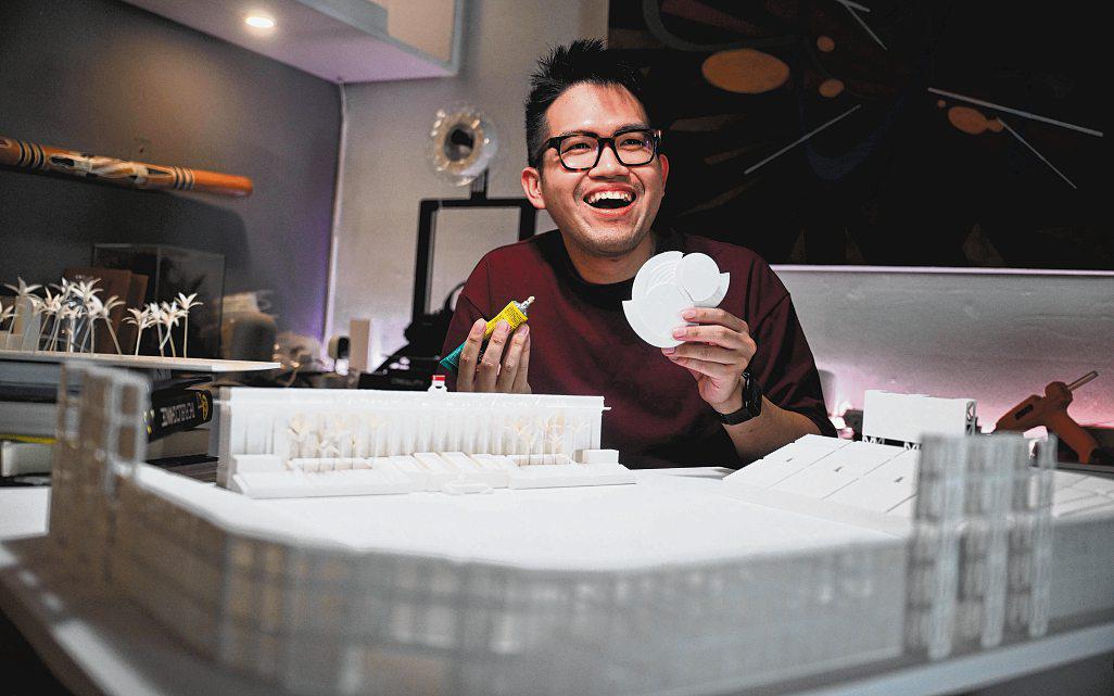 He studied architecture to chase his childhood dream of designing NDP stage