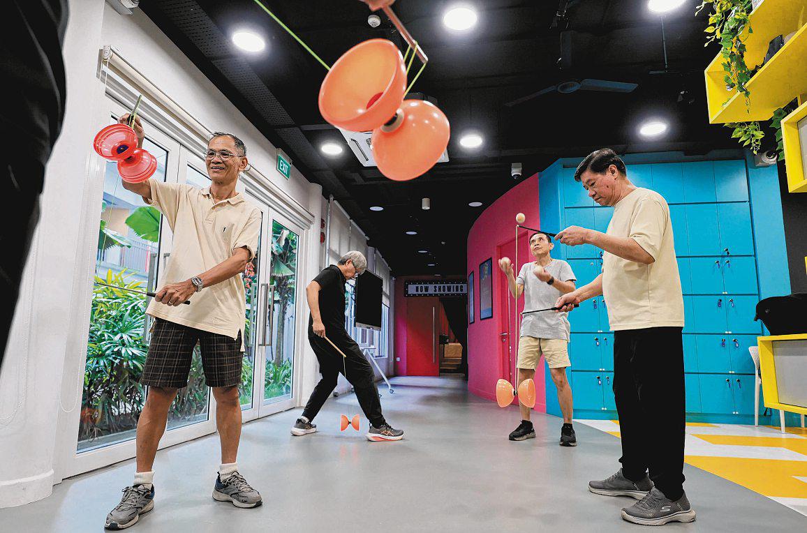 Seniors Turn Active Ageing Centre Into a Circus Stage