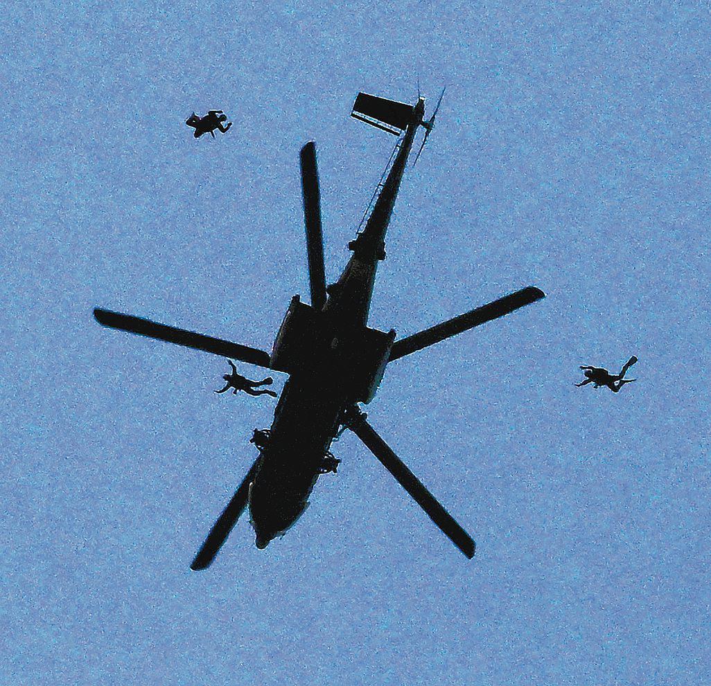 Salute to the nation in the air... and on the ground