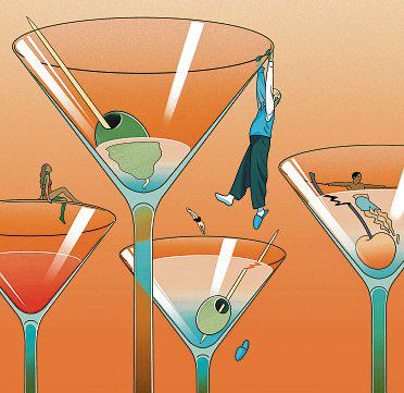 How the risks of drinking increase in older age