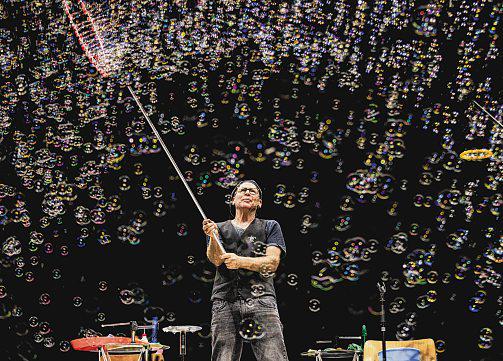 Blown away by bubble art
