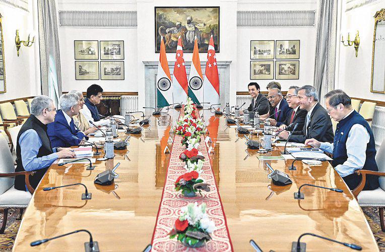 India, S'pore Discuss Deeper Tie-Ups in Digitalisation, Skills and Industrial Parks
