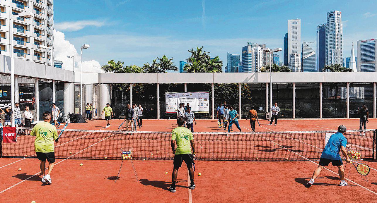 SHAHEED SERVES UP TENNIS AND CHARITY