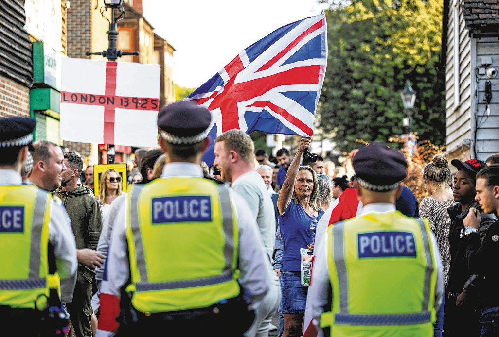 British Flag Protests' a Warning Over Failure of Immigration Controls