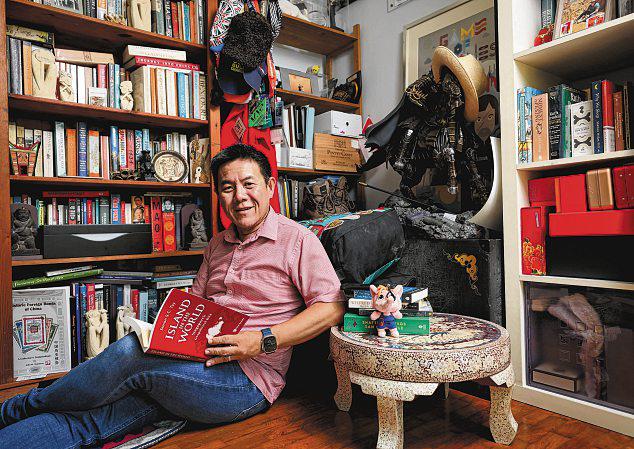 ComChest chairman on twin loves of travel and books