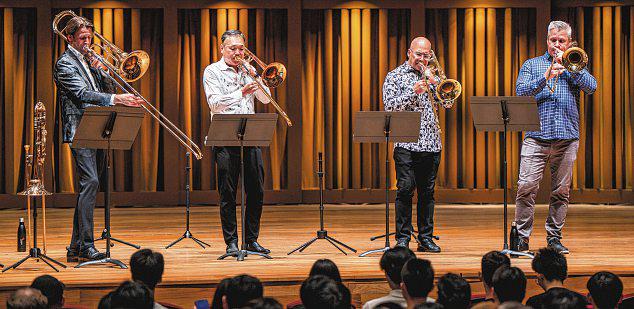 Brass ensemble entertains with classical and jazz repertoire