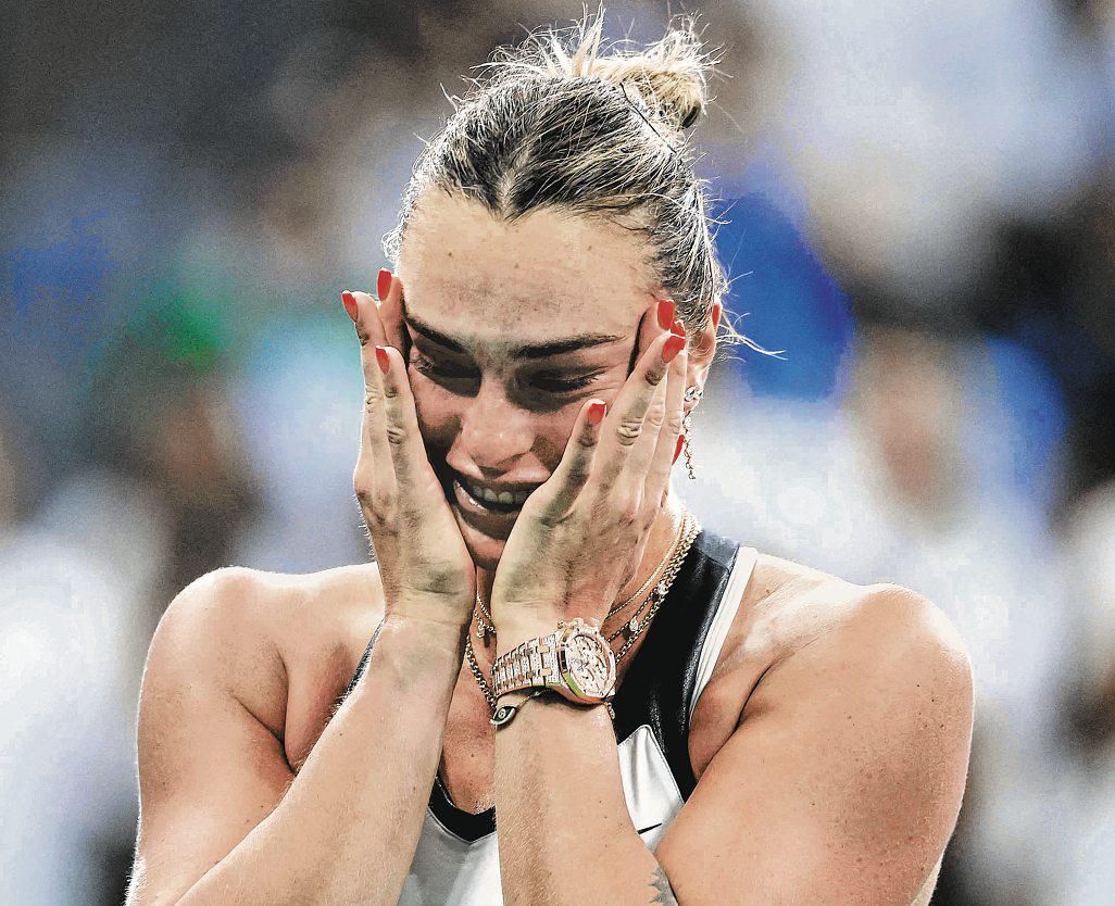 Sabalenka tames inner 'Tiger' for fourth Slam triumph