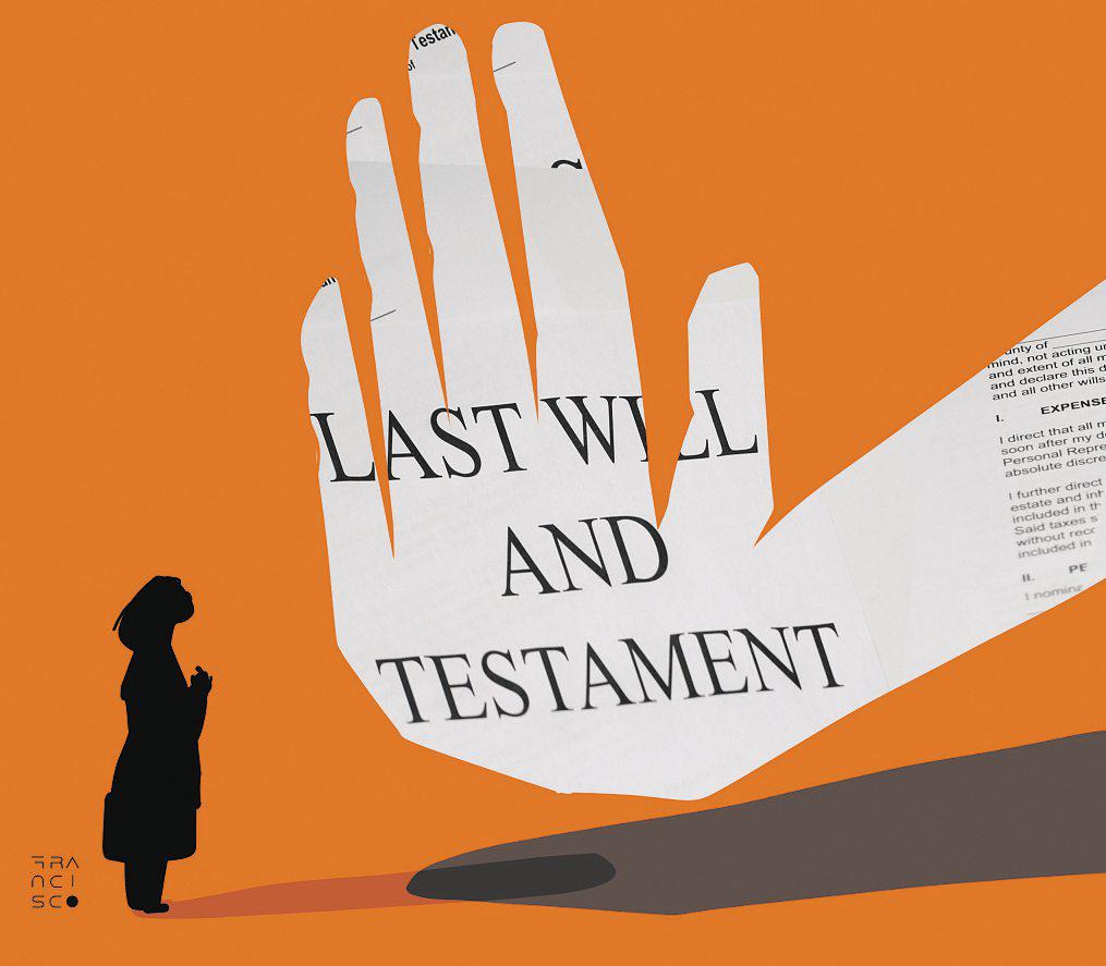 Man's will barred widow from his assets as marriage was a sham