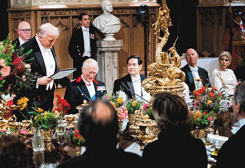 Trump hails special ties with UK as he revels in pomp of historic state visit