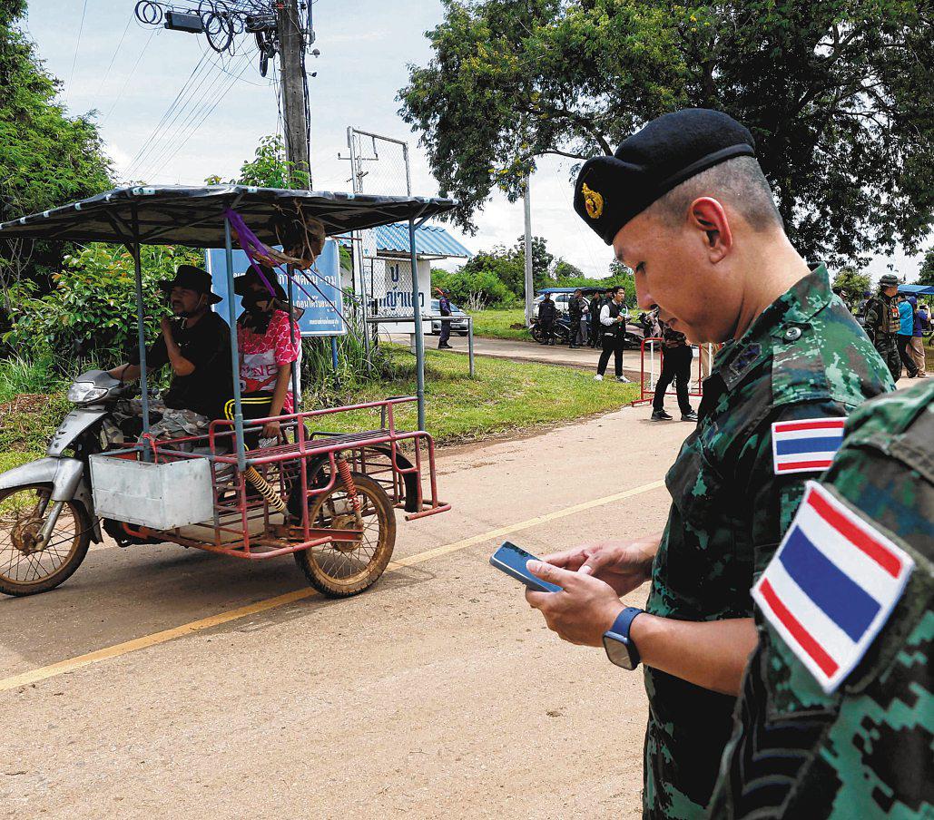 Thai Army rebuts Cambodian protest over law enforcement in disputed area