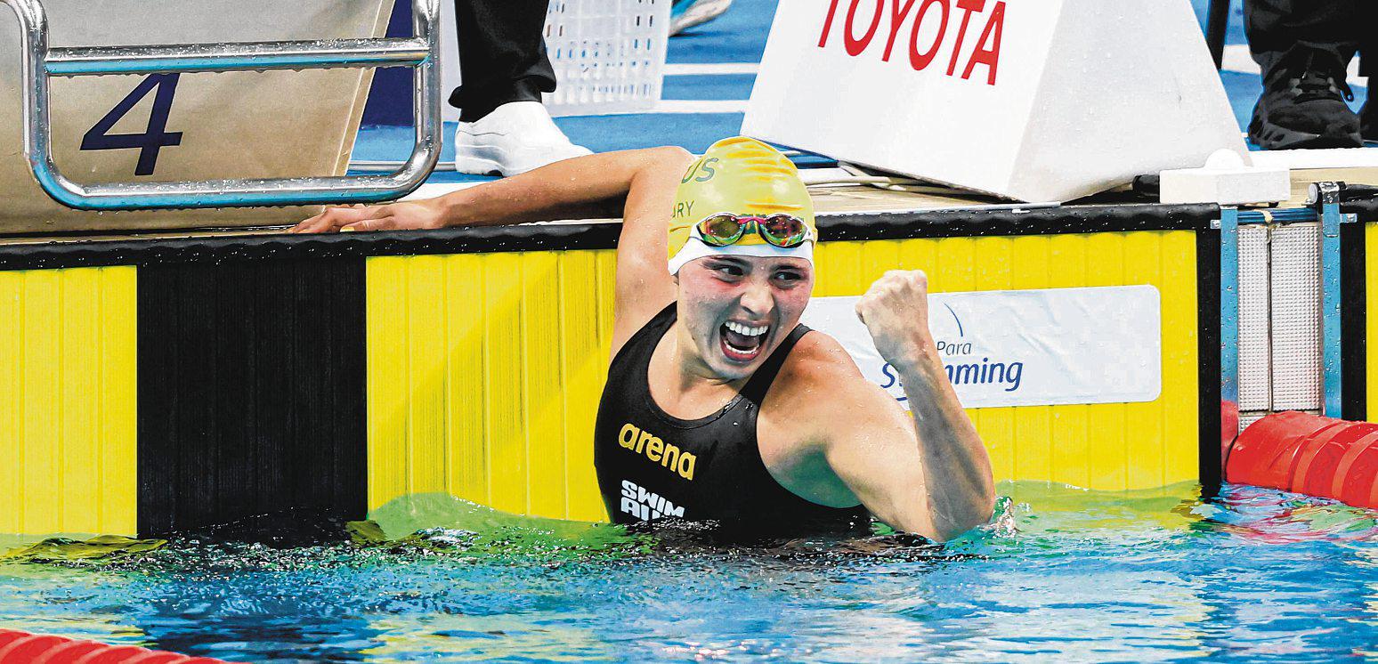 LEARY INSPIRED BY COMPATRIOT PITT TO GOLD