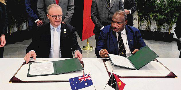 Australia's landmark defence treaty with PNG set to swing pendulum away from China