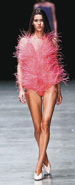 Stella McCartney sends plant-based ‘feathers’ down the runway