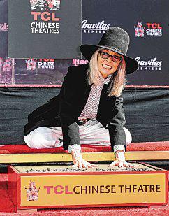 Diane Keaton charmed with kooky roles such as Annie Hall