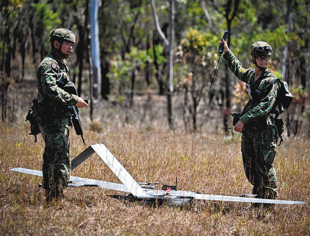 SAF trials drone technology and integration at Exercise Wallaby