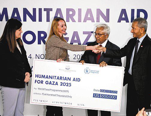 Singapore donates $652k to World Food Programme for Gaza