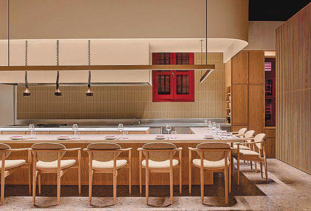 Kappo dinner with Nonya beurre blanc and kedondong granita at Loca Niru