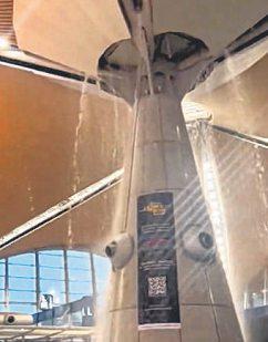 'Waterfall' in KLIA caused by contractor error during roof repairs