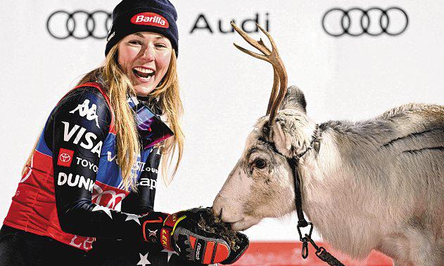 Shiffrin sends warning to Olympic rivals with 102nd victory