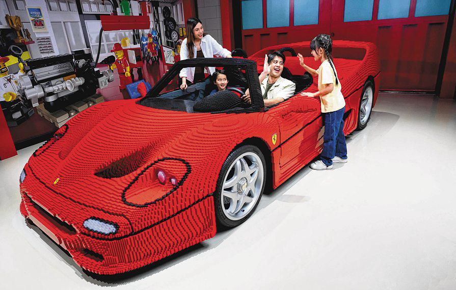 Get behind the wheel of a Lego Ferrari F50 at Legoland Malaysia
