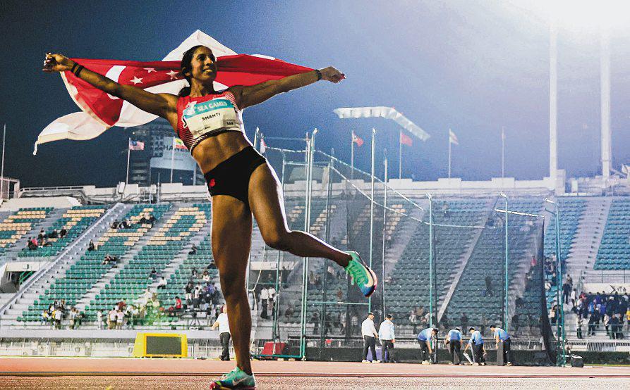 Sprint queen Shanti Pereira chases double-double after 100m win