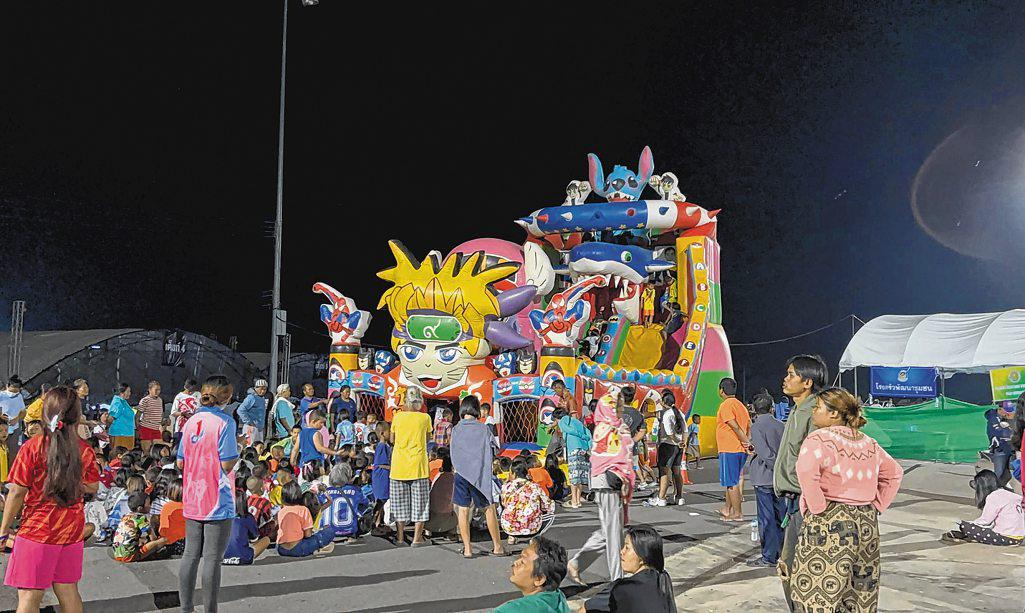 Carnival mood at Thai evacuation centre cannot mask villagers' anxiety