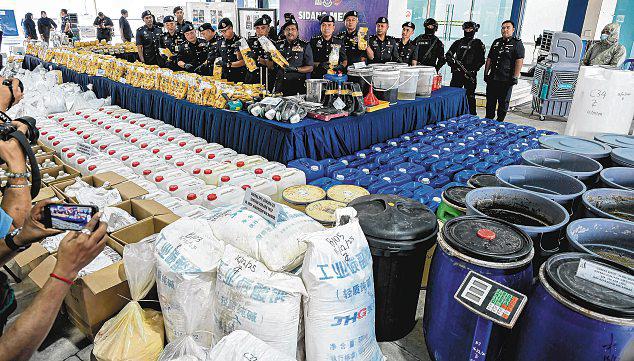International drug ring busted in Malaysia; drugs worth $485m seized