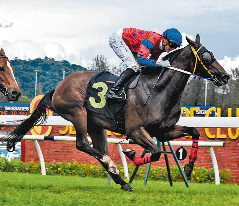 ERUPTION RUMBLES ON TRAINING TRACK