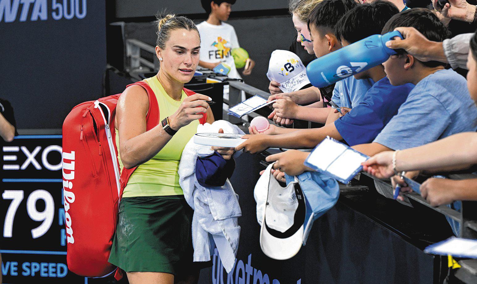 SABALENKA SLAMS 'INSANE' SCHEDULE