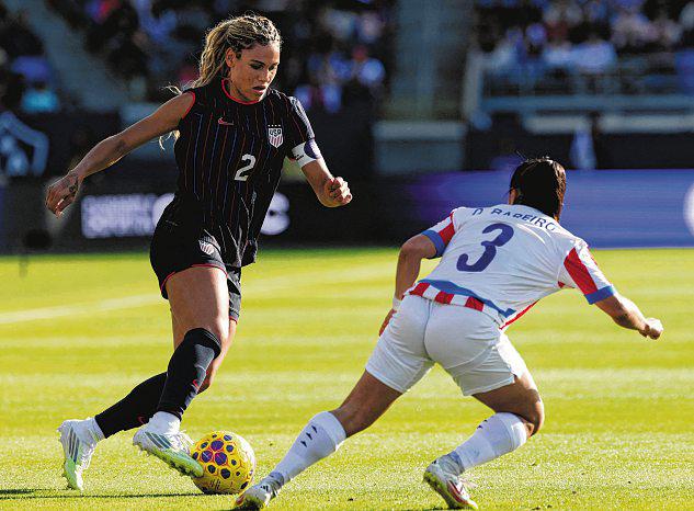 'Settled, happy' Rodman nets as US hit six against Paraguay