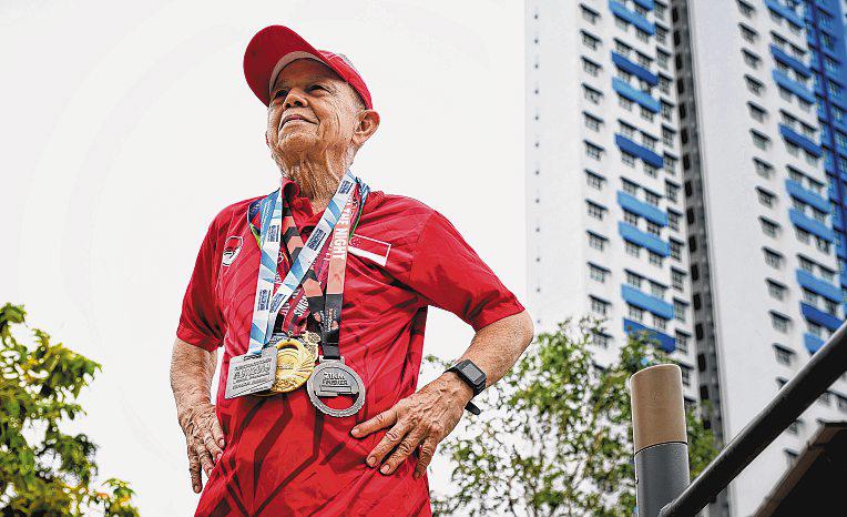 78-year-old S'pore retiree with passion for long-distance running
