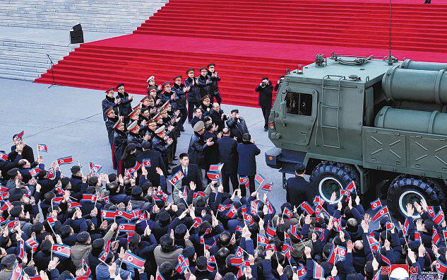 N. Korea flexes nuclear-capable rocket system before key congress