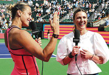 Sabalenka dazzles with shiny engagement ring
