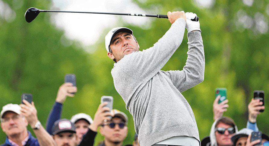 Scheffler shares lead after best start of 2026
