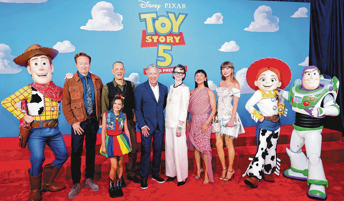Taylor Swift feels ‘so lucky’ to write Toy Story 5 song