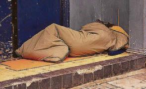 Homeless facing a mental health crisis