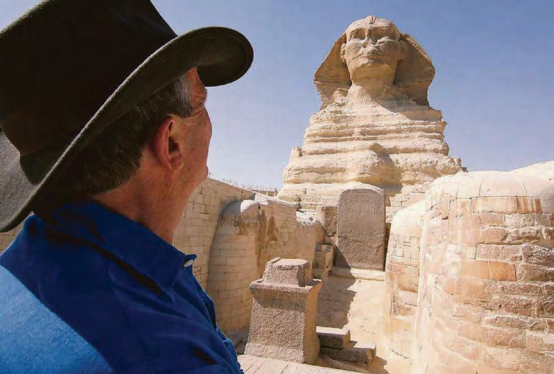 Who built the pyramids? Giza clue, Bradley..