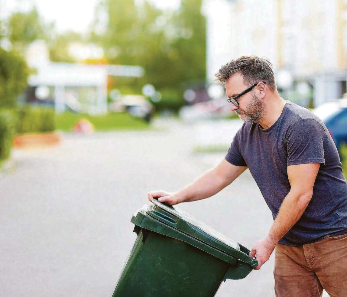 Binned items that lay waste to recycling