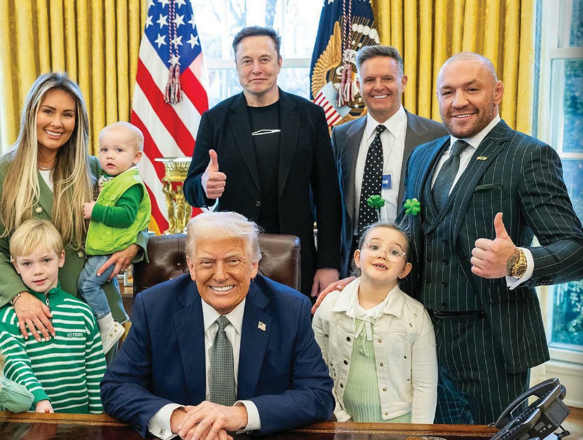 So heart to take seeing McGregor in Oval Office