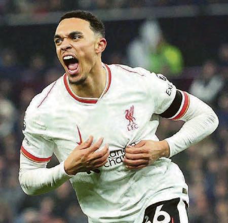 Why is Anfield not Kop of the list for Trent?