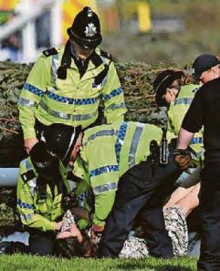 'Ring of steel' to rein in protests