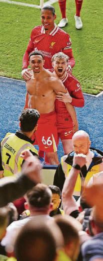 TAA may be Madrid bound, but bares his love for Reds after late winner sets up Anfield title party