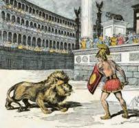 Skeleton find of gladiator 'killed by lion'