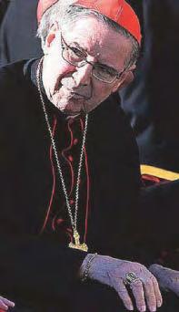 Banned cardinal joins solemn coffin closing