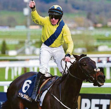 MARINE TIMING HIS RUN NICELY